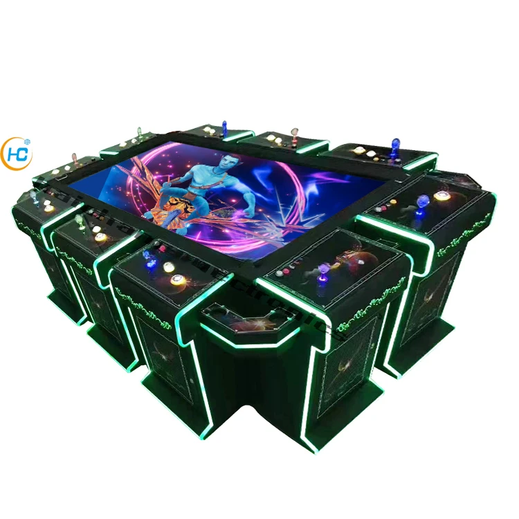 Skill Shooting Fish Game Table Amusement Fish Catching Game Machine 10 Player Fish Game Table