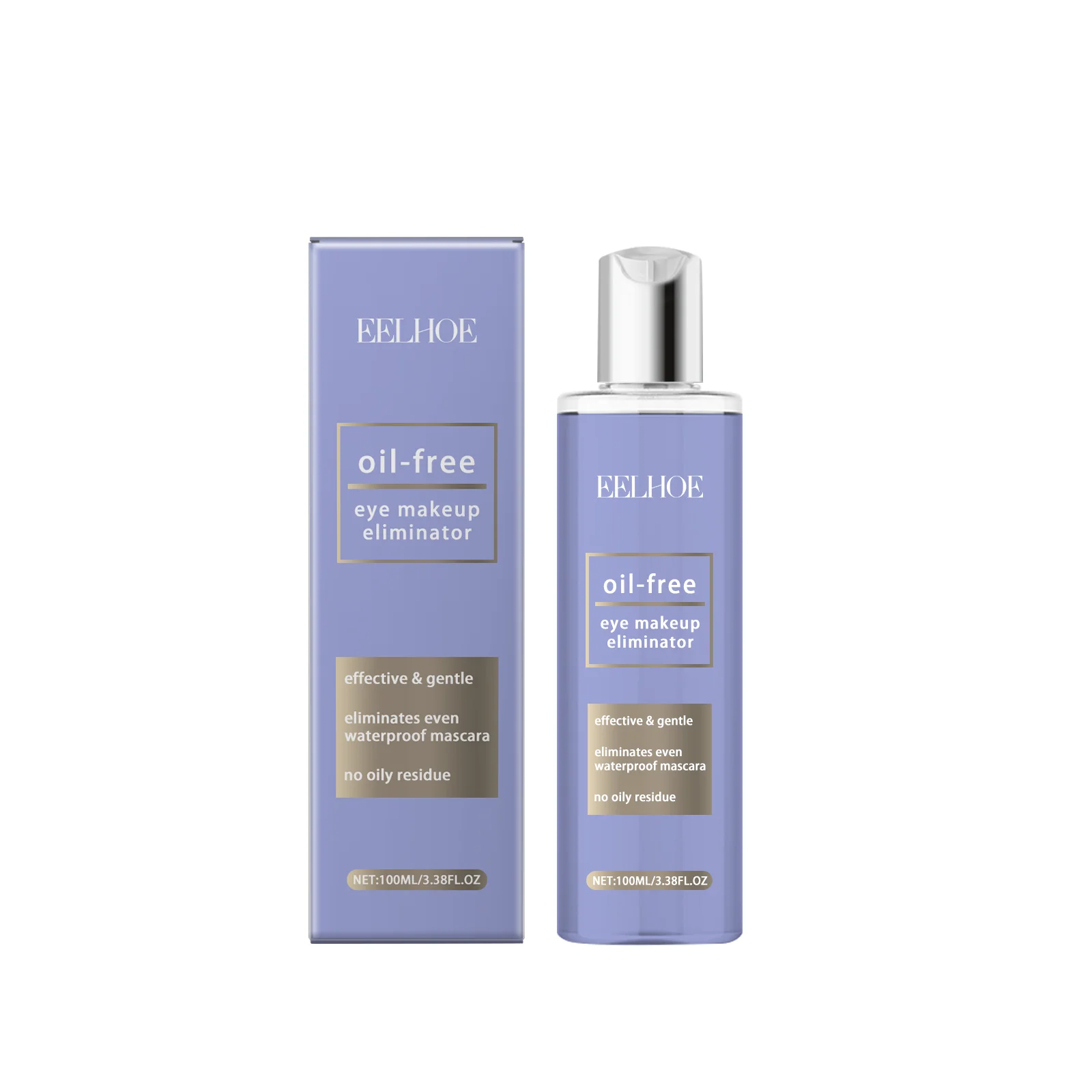 

EELHOE Eye And Lip Makeup Remover Gently Cleanses Skin Refreshing Face And Lips 3In1 Cleansing Water