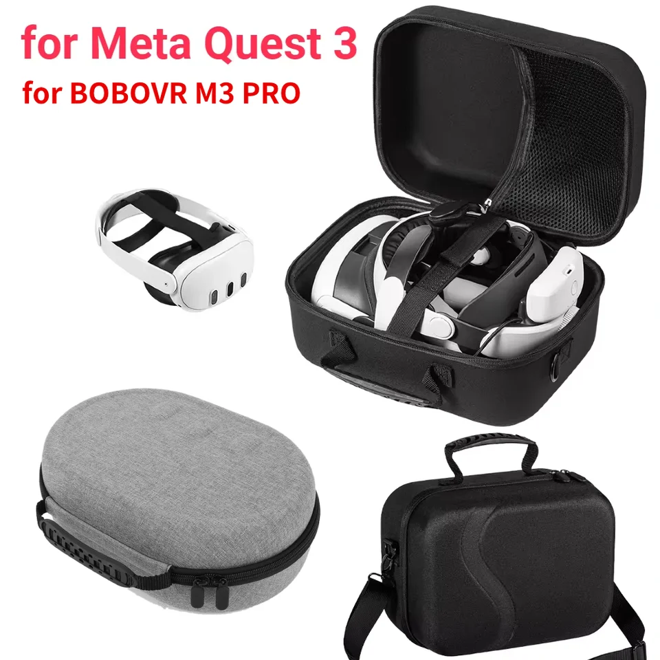 Carrying Case for Meta Quest 3 for BOBOVR M3 PRO Elite Strap