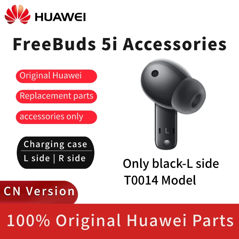 Original Part Replacement For Huawei FreeBuds 5i Wireless Bluetooth Headphone Single Left Right Or Charging Case Part