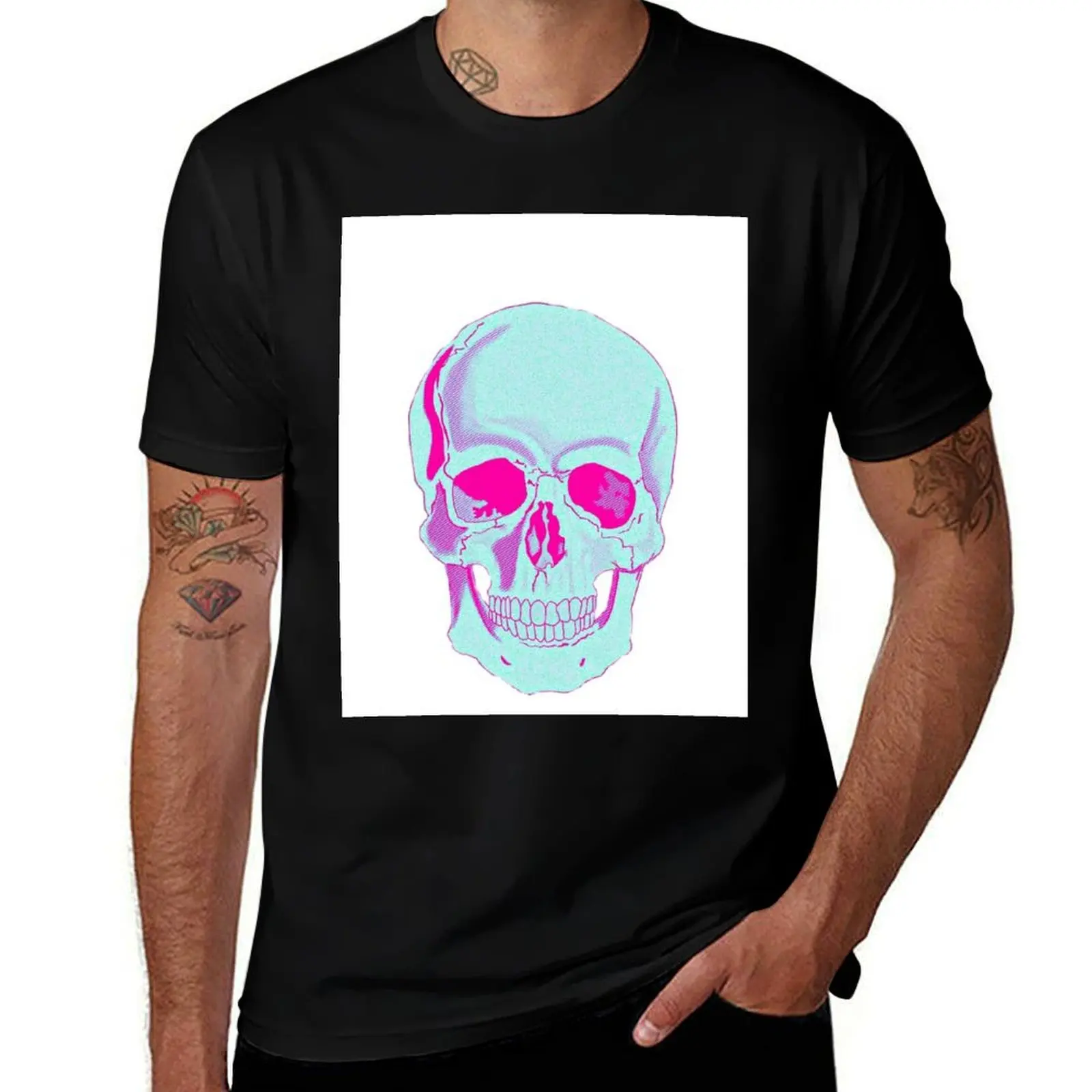 

Skull T-Shirt football t shirt anime stuff graphic t shirt vintage Funny t-shirt slim fit t shirts for men