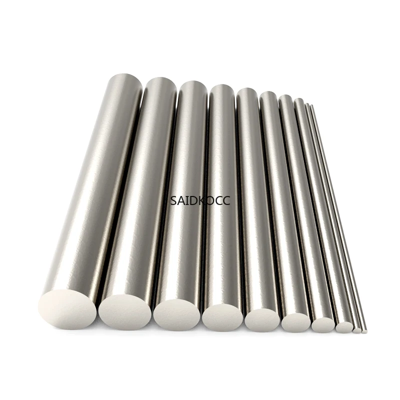 SAIDKOCC 300mm Length 20mm 25mm 30mm B18 1.0mm-70mm White Copper Rod / Copper Nickel Zinc Alloy Round Bar C7701