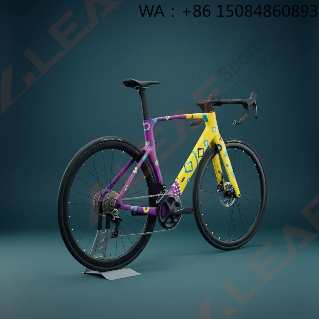 

24 Speed Aero Racing Bicycle, Carbon Fiber Material, Lightweight T800 Carbon Frame High Precision Gear Shifting Bike