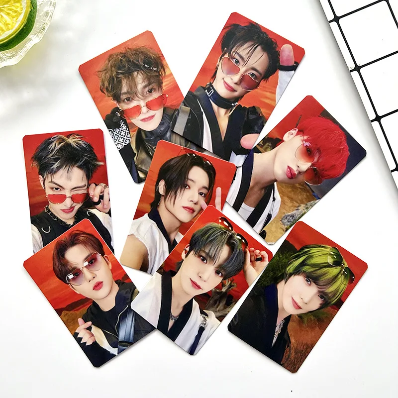 Imagem -04 - Idol Ateez Lomo Cards Novidades Album Theworld Ep.fin: Will hd Photocards San Jongho Boy Group Fãs Presentes Coleção Peças por Conjunto