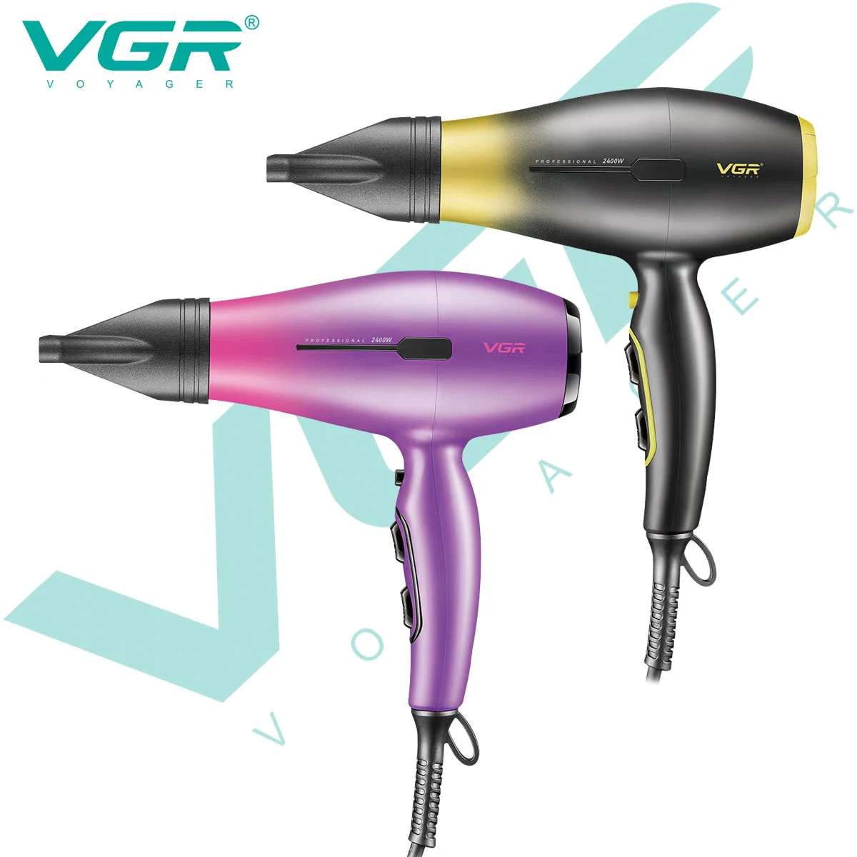 

VGRV-461 бытовой удобный фен, мощный быстросохнущий фен для укладки волос, градиент цвета тела, холодный и горячий воздух