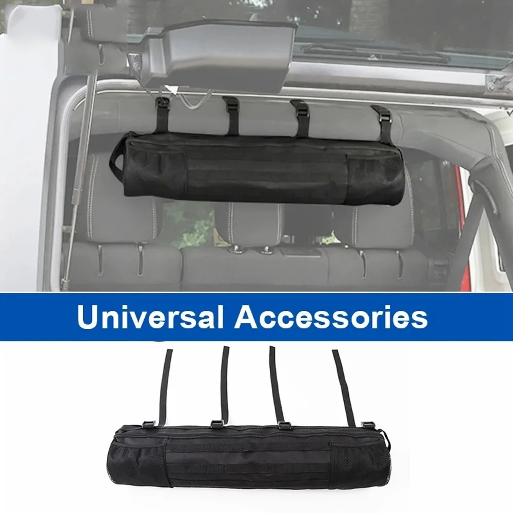 UTV Roll bar Storage Bag Organizer for 1955-2021 Jeep Wrangler LJ TJ JK JL & Gladiator JT Trunk Polaris Ranger RZR, Polaris Rang