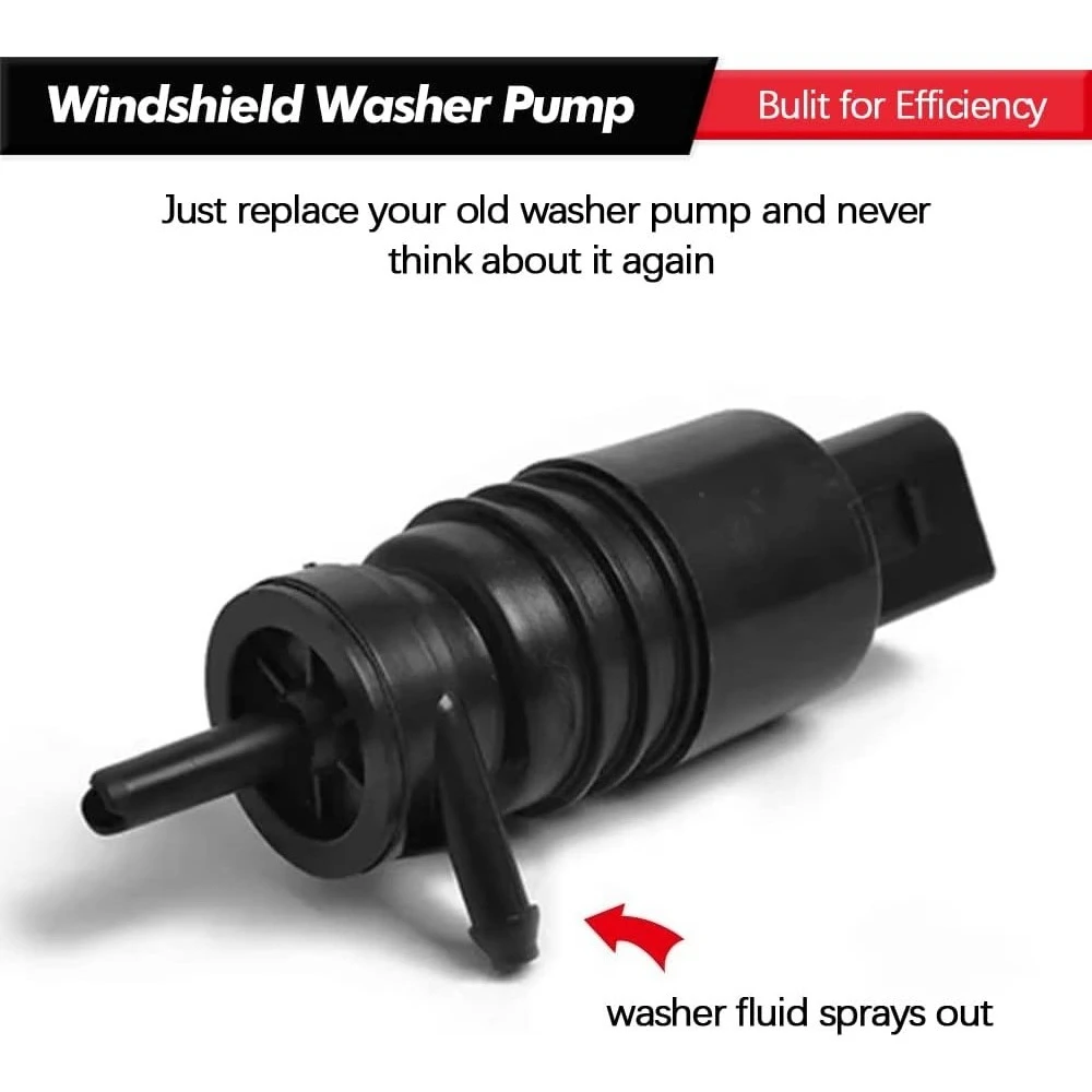 

Front Windshield Washer Pump w/Grommet Replacement for BMW E46 M3 M5 X3/5 Z3 Z4 Z8 For Benz E250 E300 E320 E500 E550 67128362154