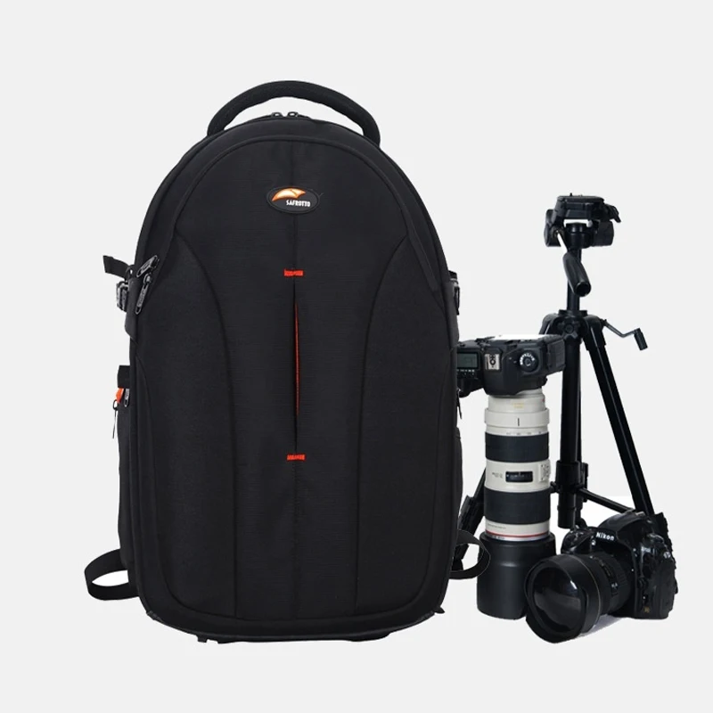 

Safrotto Anti-Theft DSLR Camera Bag Sony Large Capacity Rainproof Outdoor Backpack Simple Design for Photography Enthusiasts