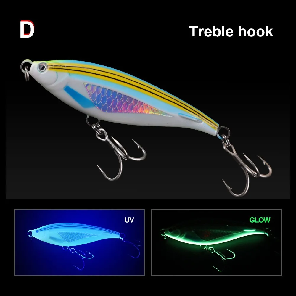 1 Stück 13cm/17cm sinkender Pencil Popper – Ultrastarker Thunfisch-Hardbait, Offshore-Bootsangelköder für Salzwasser-Raubtiere – Detail 10