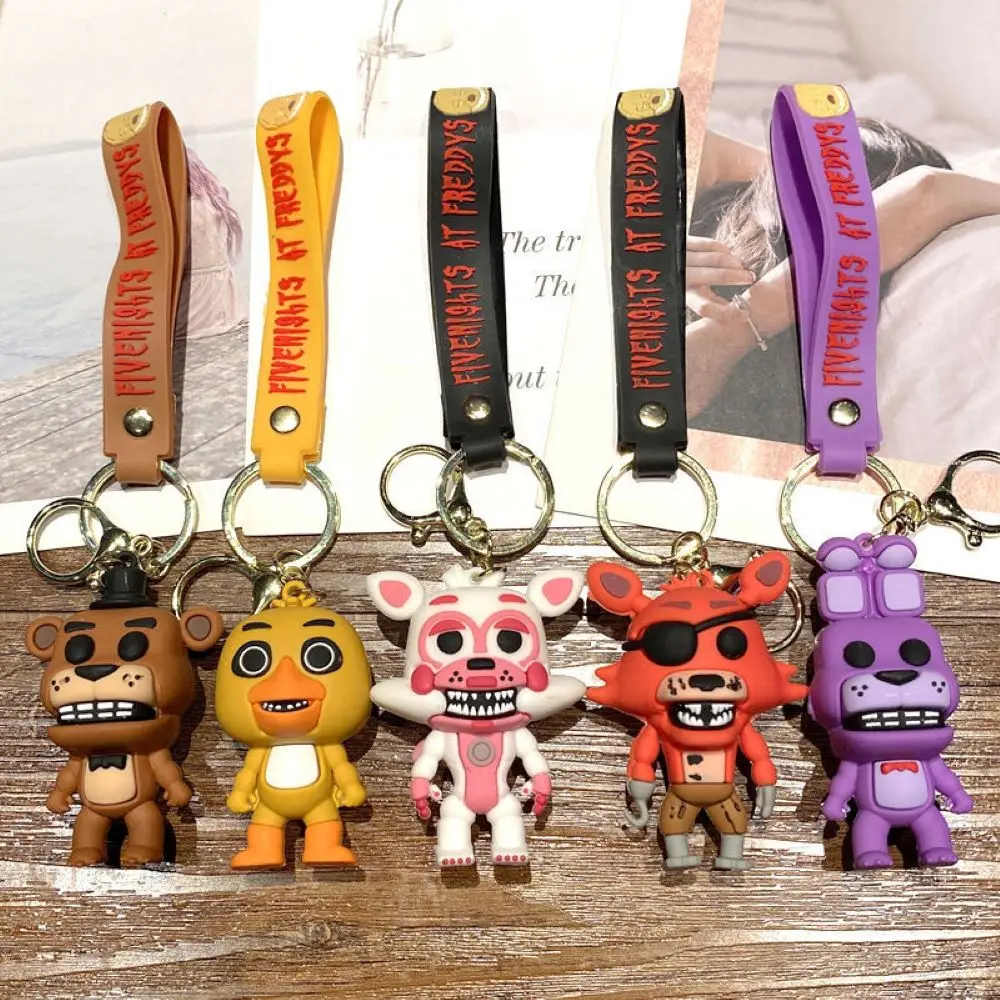 MINISO1-5pcsHalloween mystery mutant animal keychain Scary bear toy with a clever keychain to match the car backpack and pendant