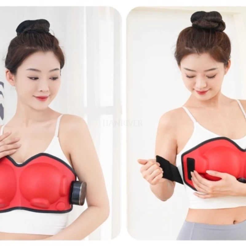 Breast massager electric heating breast hot compress massager breast hot compress pad breast sparse instrument