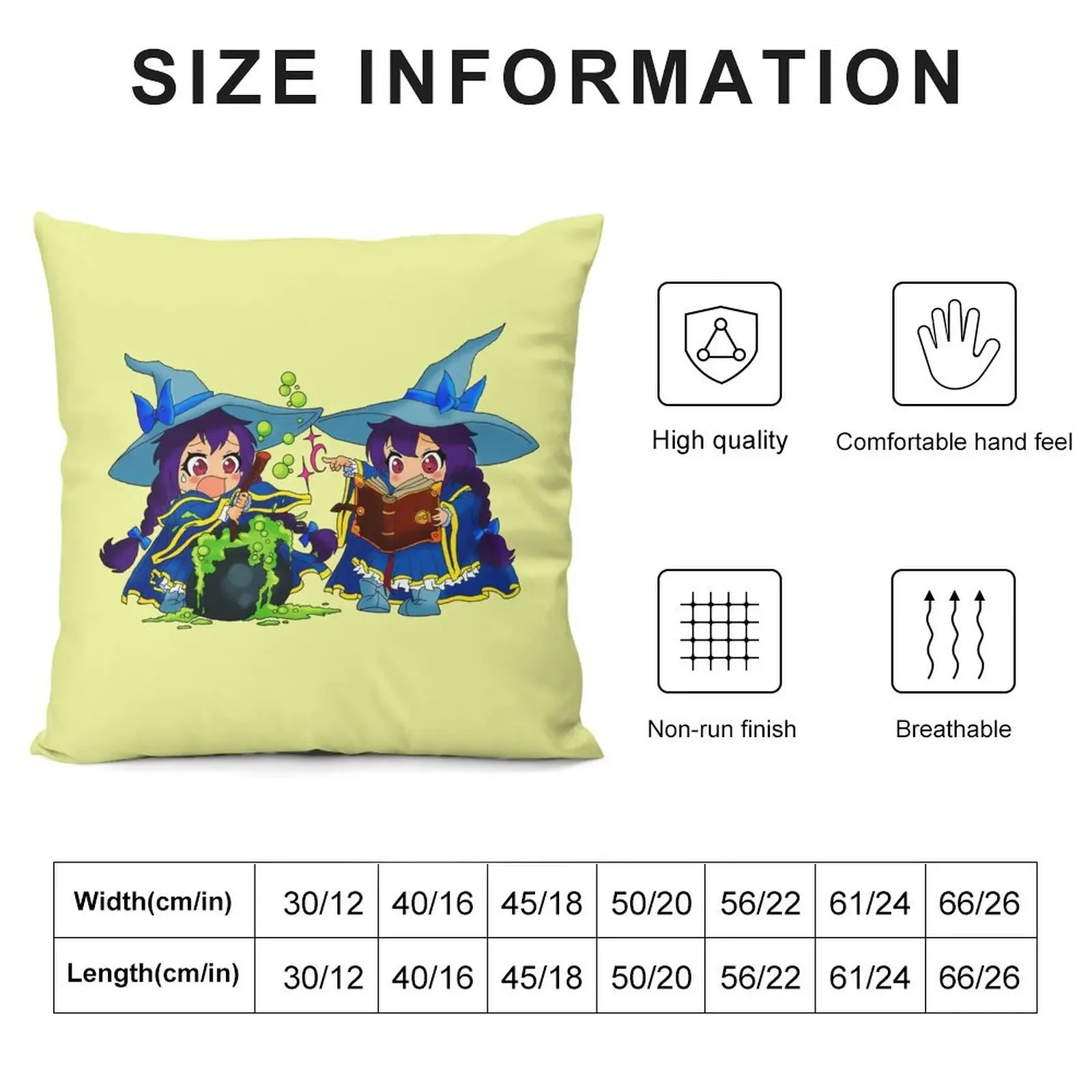 Chibi Blue Wizards Throw Pillow Christmas Pillow Cushions Home Decor Couch Cushions Plaid Sofa pillow