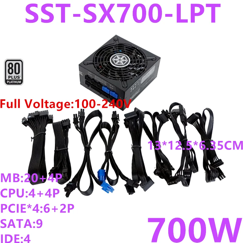 New Original Power Supply For SilverStone SX1000 SFX-L 1000W 700W For SST-SX1000-LPT SST-SX700-LPT