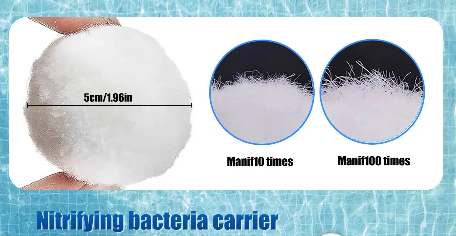 700g Swimming Pool Filter Balls Can Replace 25kg Filter Sand, Pool Cleaner, Reusable, Suitable for Various Filtration Systems