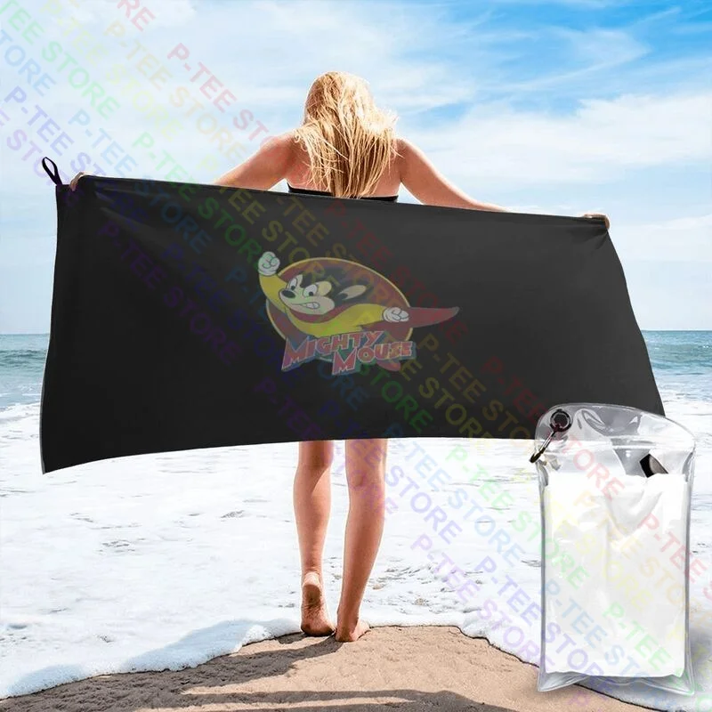 Mighty Mouse Victory Pose Quick dry Towel Outdoor Comfortable Good Quality