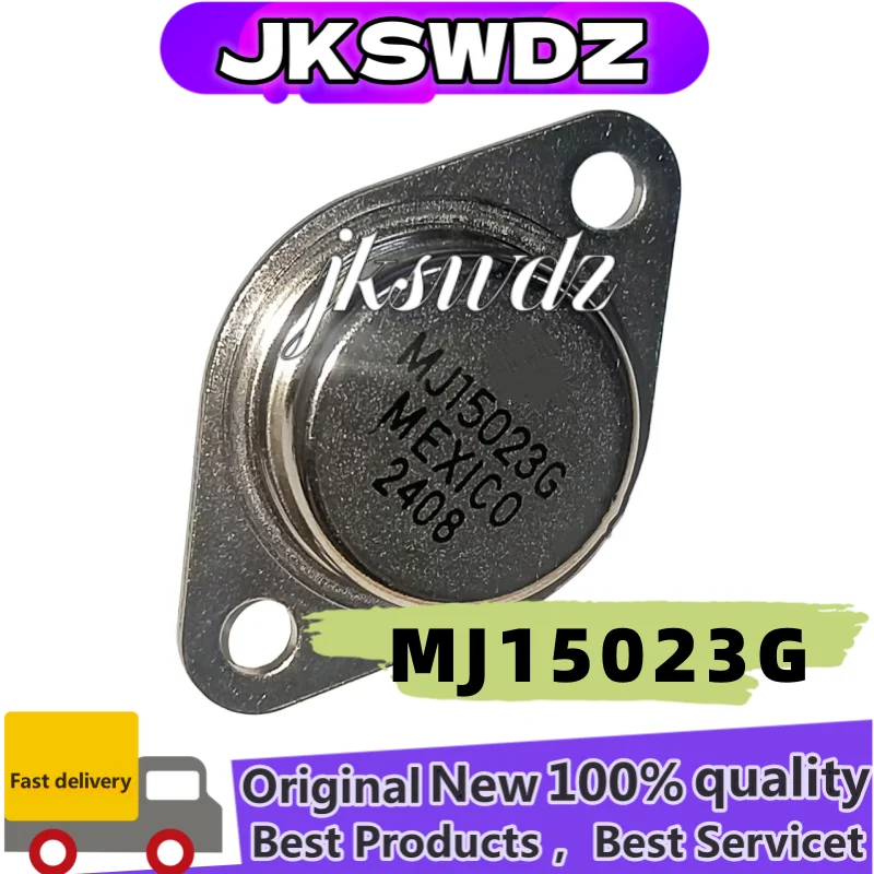 

10 pieces/lot 5 pairs 100% NEW MJ15022 MJ15023 (5 pieces MJ15022G and 5 pieces MJ15023G) TO-3 the best quality