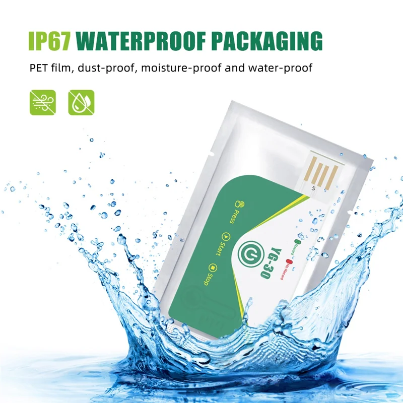 

A41T 180-дневный регистратор данных о температуре, одноразовый USB-регистратор данных, PDF-отчет для транспортировки холодной цепи