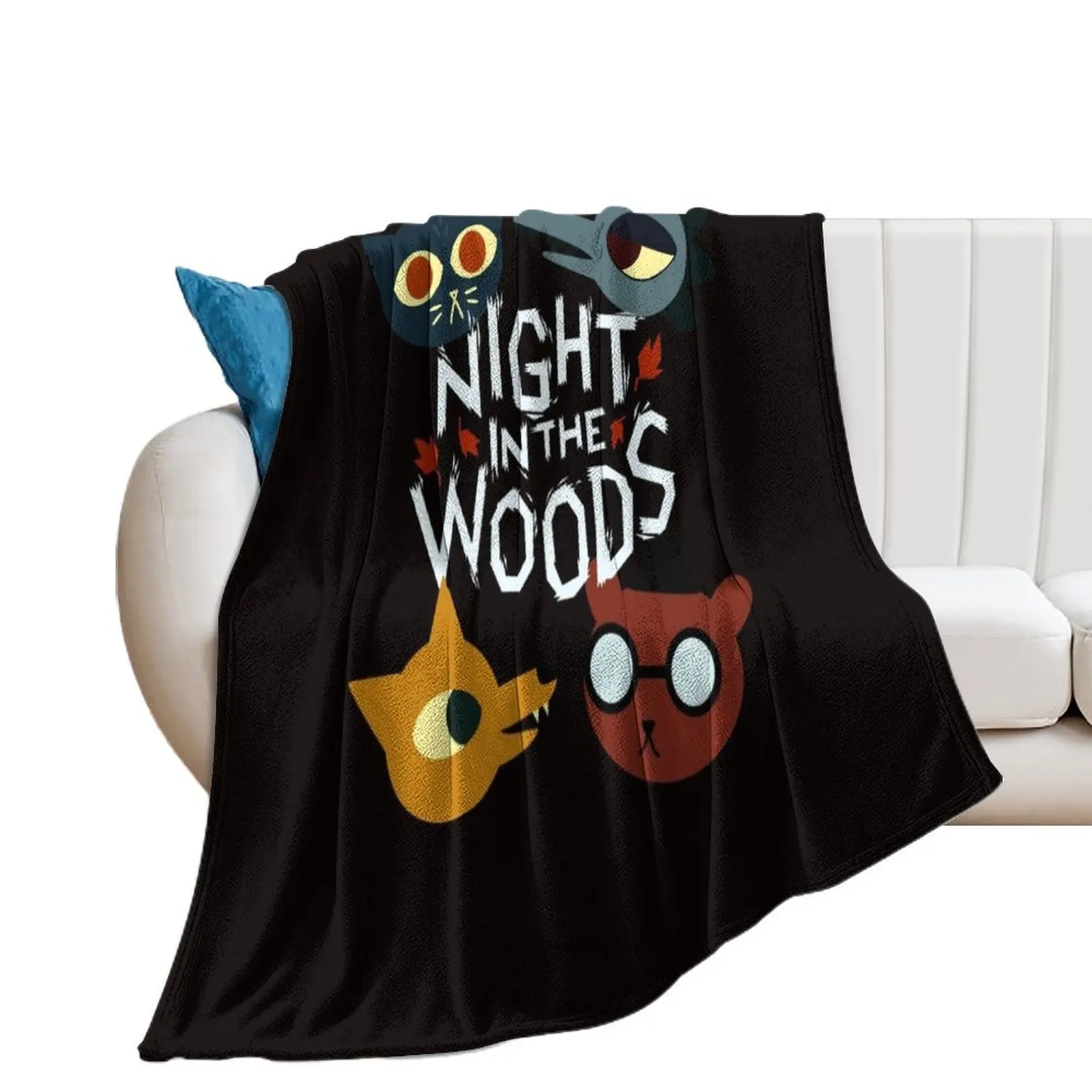 

Night in the Woods all characters Throw Blanket Bed covers Soft Plaid wednesday blankets and throws Blankets