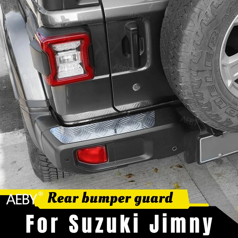 

For Jeep Wrangler 2018 Anti-scratch cover decoration,Door trunk sill guard,Trunk rear bumper guard pedal,Car accessories