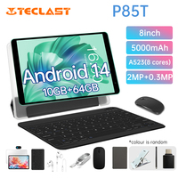 Teclast P85T 2024 Tablet Allwinner A523 8-core 1.8GHz/ 10GB(4GB+6GB) RAM/64GB ROM/8 Inch 800x1280iPS/WIFI5G/4G/5000mAh/Type-C/0