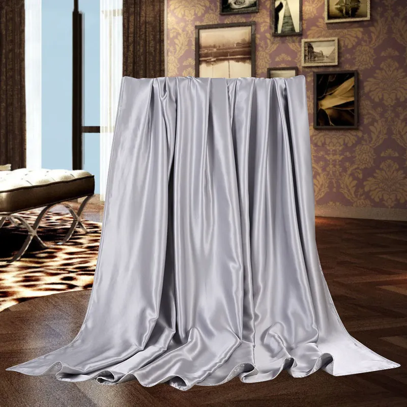 19mm 100% Silk Duvet Cover 1PC  100% Mulberry Silk Cover Seamless Multicolor Many Sizes Customizable