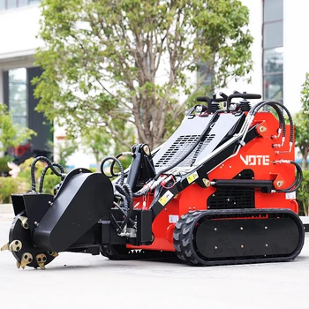 그루터기 분쇄기 크롤러 Epa/Euro5 미니 로더 스키드 스티어가 있는 맞춤형 스키드 스티어 로더