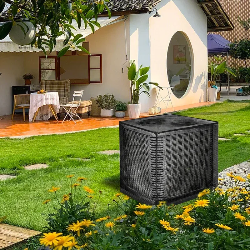 Klimaanlagen-Abdeckung – AC-Abdeckung zum Schutz der Spulen vor Verstopfung – Blätter, Gras, Staub und Schmutz – Outdoor-Schutz – Detail 1