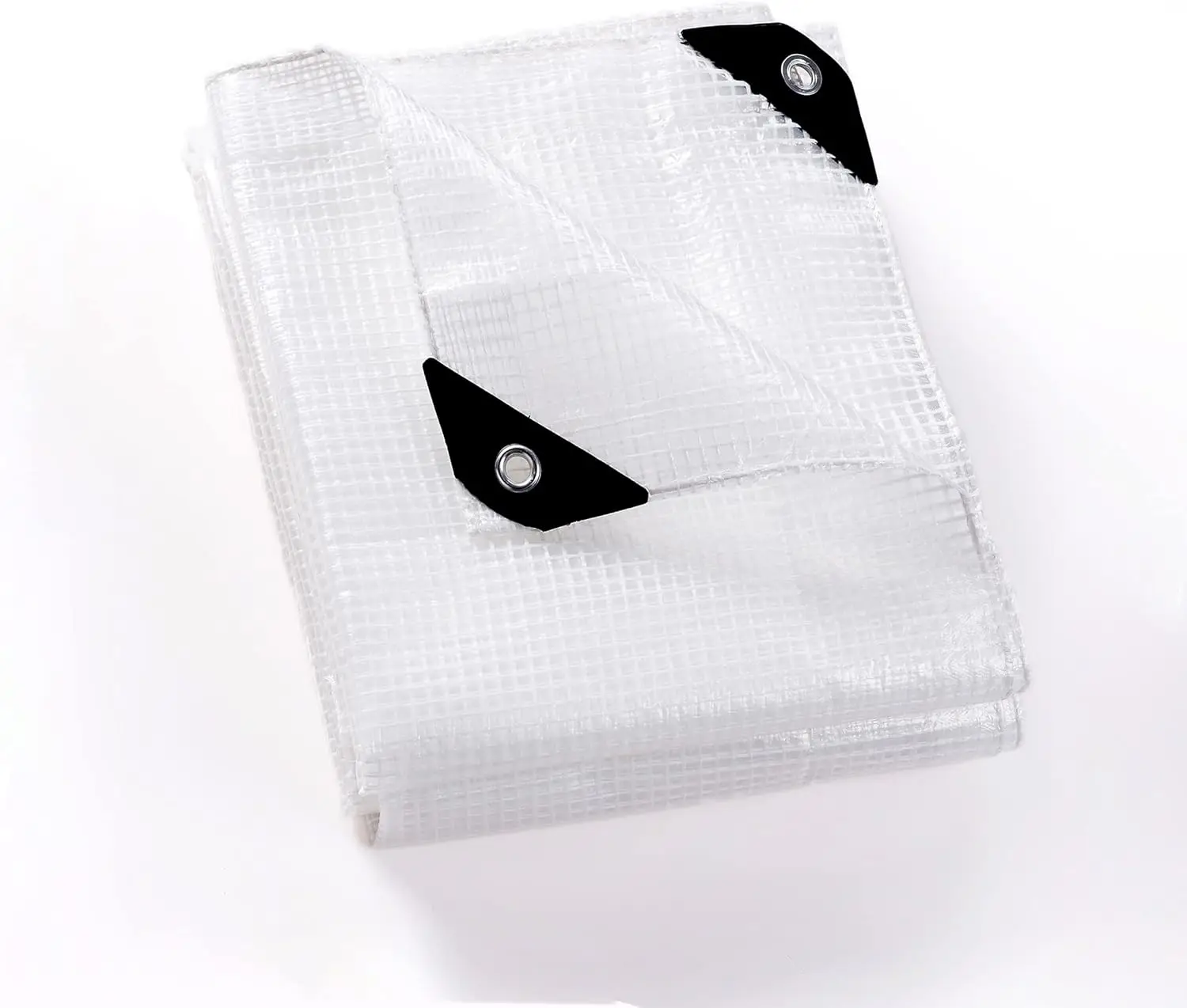 

Heavy Duty 12x12 Feet Waterproof Tarp for Greenhouse Outdoor Garden, UV Resistant 10mil Clear White Cover