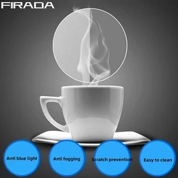 FIRADA 1.56 1.61 1.67 1.74 HMC CR39 Anti-reflection Mobile Phone Anti-Blue Ray Anti-fog Myopia Reading Optical Prescription Lens