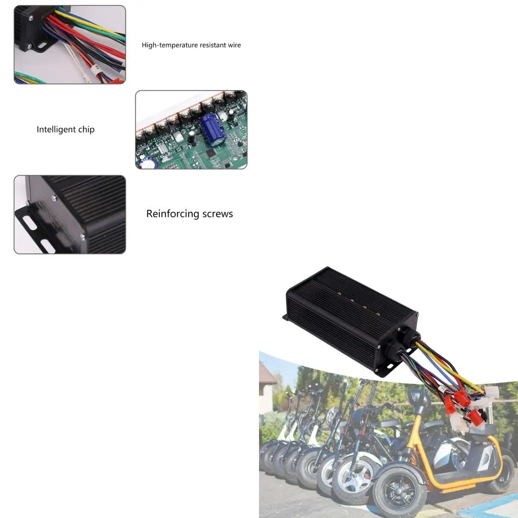 

18-трубный контроллер двигателя 48В-64В 22А-25А выход водонепроницаемый для электронного велосипеда электронного скутера
