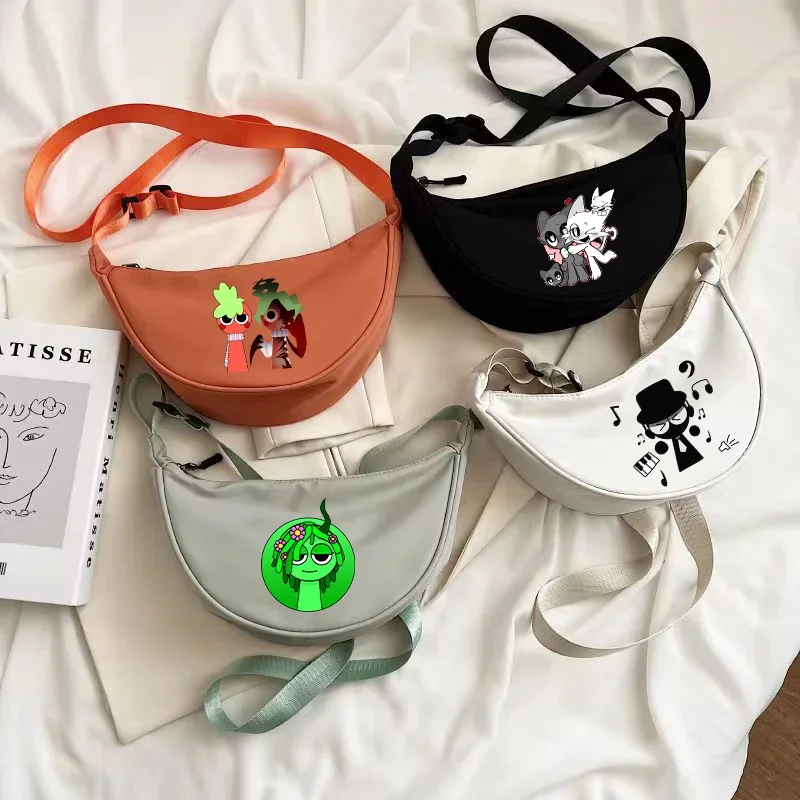 

Hot Sprunkis Women Crossbody Bags Women Girls Fashion Shoulder Bag Cartoon Game Print Handbag Boys Birthday Party Gifts
