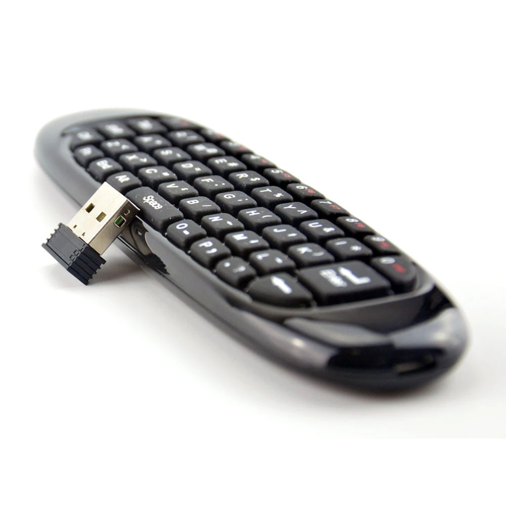 

Mini Air Mouse Fly Air Mouse Wireless Keyboard Airmouse for 9.0 8.1 Android TV Box/PC/TV Smart TV Mini 2.4G(C120)