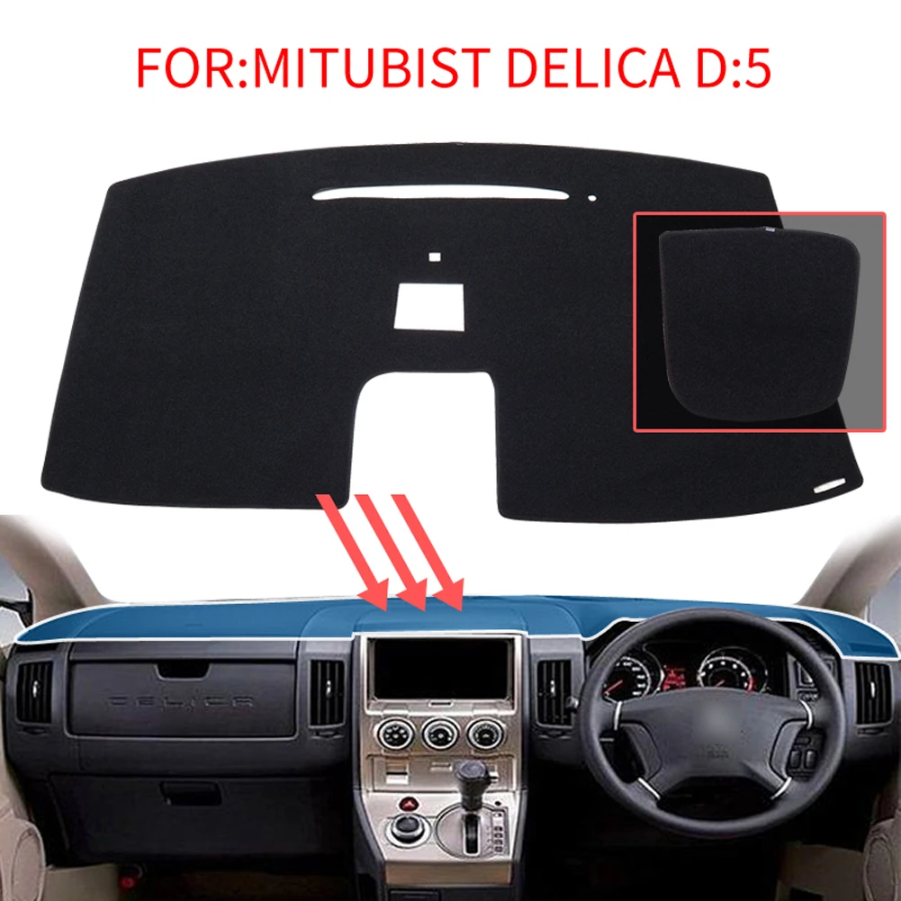 

for MITUBIST DELICA D:5 D5 2007-2019 Car Dashboard Mat Sunshade Protective Carpet Dash Mat Dashmat