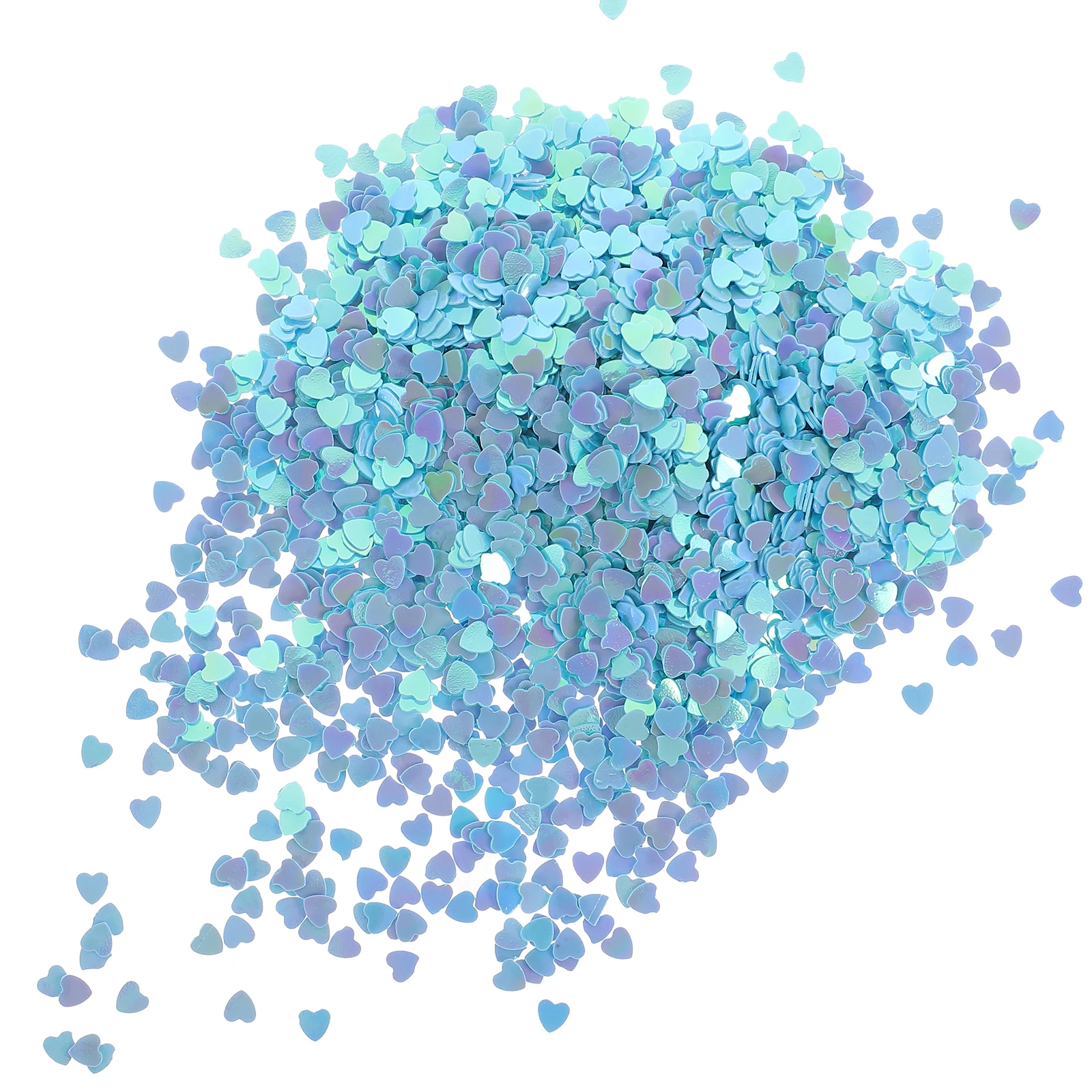 

5 Sets Heart Shaped Nail Art Sequins Pink Gems Confetti Decorations for DIY Manicure Supplies Wedding Party Accessories