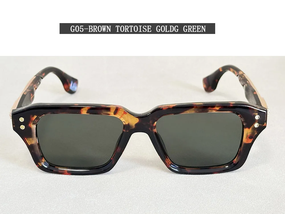 Retro Sonnenbrille Männer Vintage Quadrat Sonnenbrille Frauen Luxus Designer Mode Gläser Dropshipping Gafas De Sol Hombre Zonnebril – Detail 32
