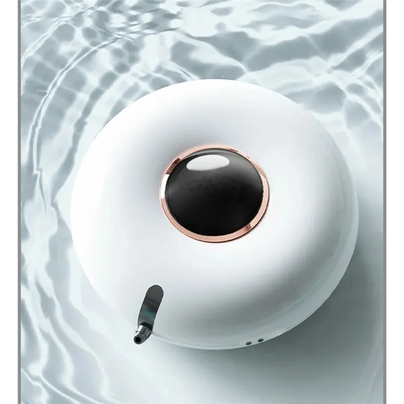 ABGR-موزع الصابون الأوتوماتيكي 300 مللي USB قابل للشحن آلة الرغوة الذكية Touchless LED عرض الاستشعار موزع الصابون الرغوي Easy Inst