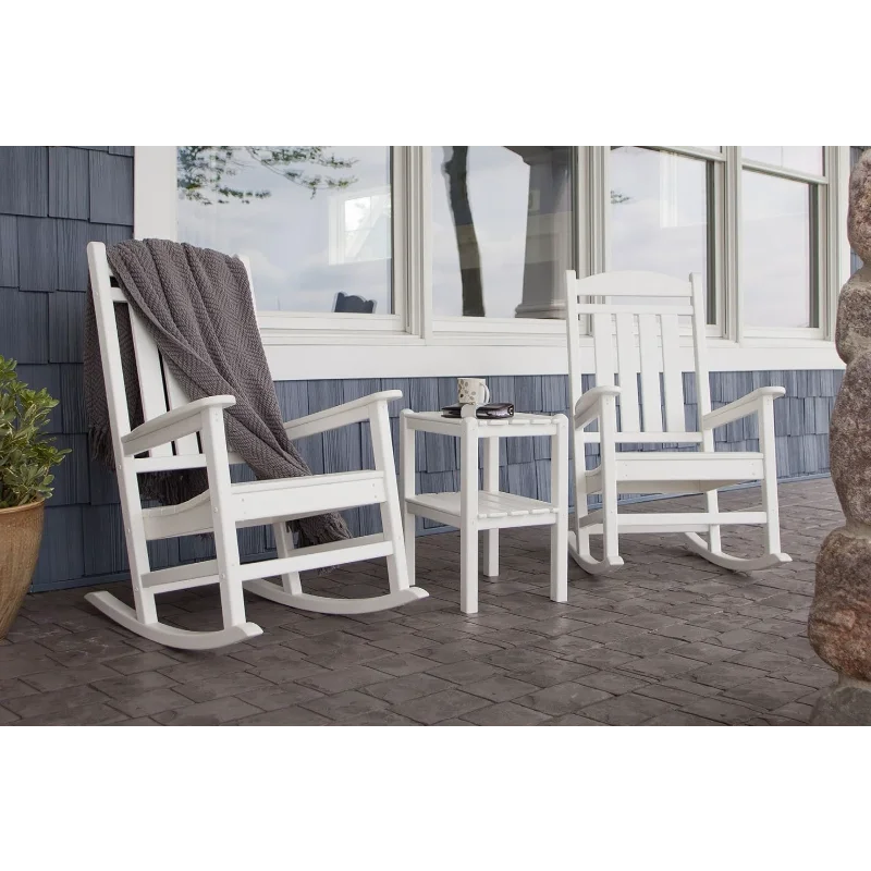 Polywood R100wh Presidentiële Schommelstoel, Wit