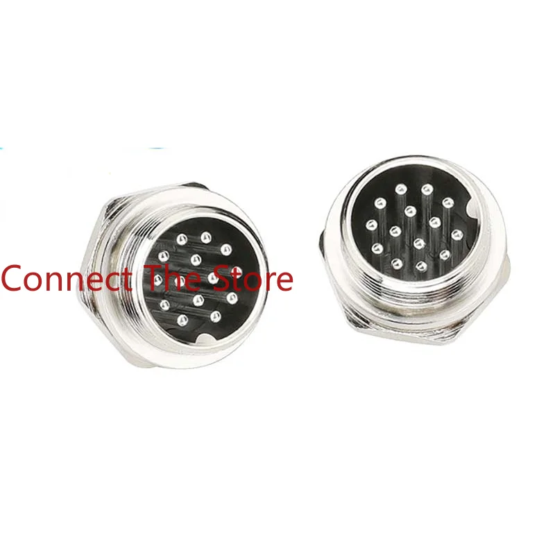 2PCS GX20-14-core M20-14P Aviation Plug DC Connector   Supplied By The Manufacturer