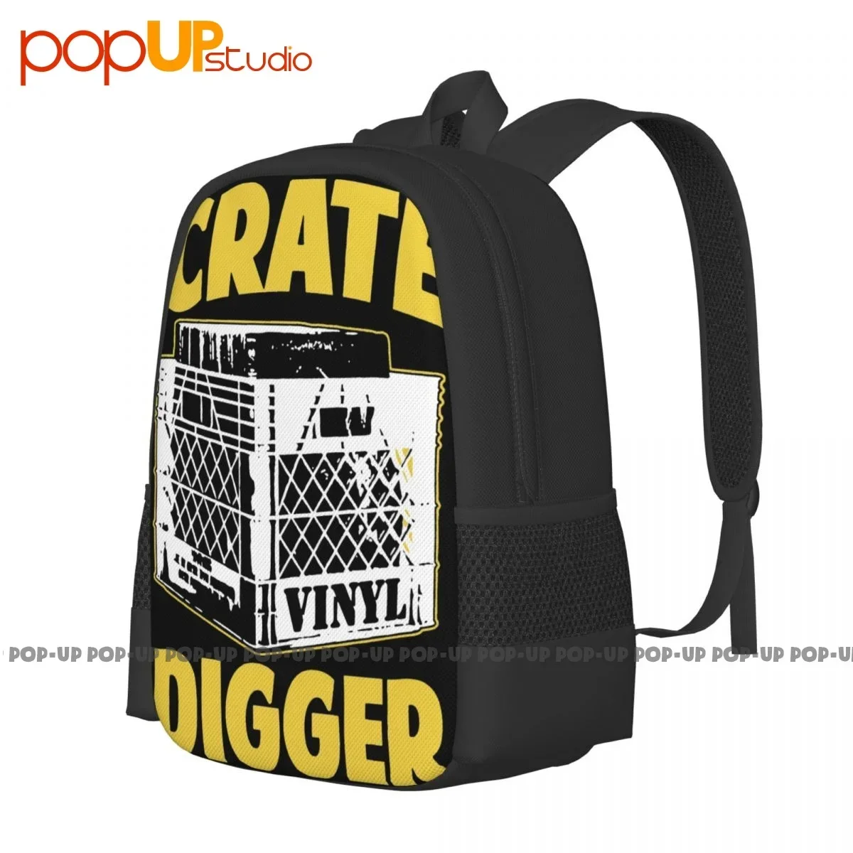 Crate Digger Vinyl Record Store Day Collector Dj Backpack Large Capacity Newest Foldable 3d Printing School Sport Bag