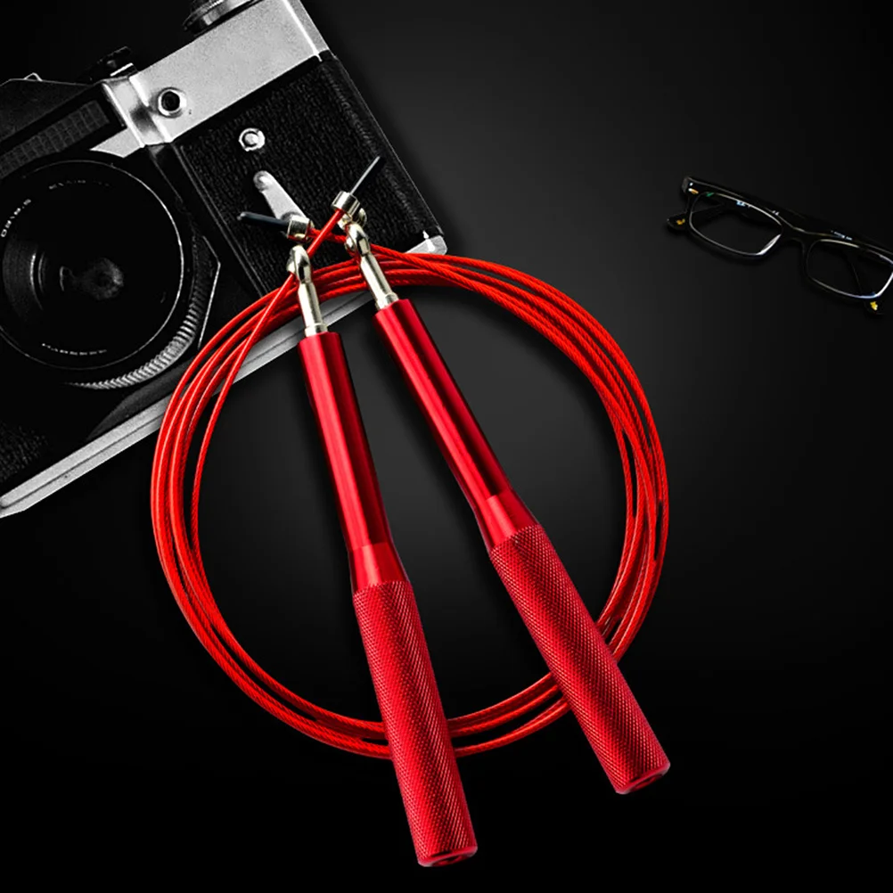 

Aluminium Handle Steel Jumping Rope 170Cm Anti-Tangle Wire Cable For Adults Workout Fitness Training Cardio