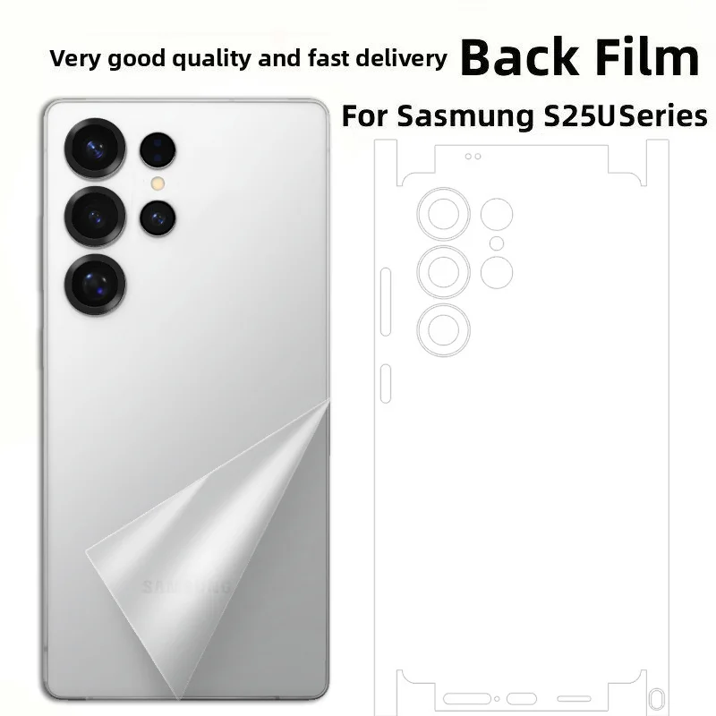 

Transparent Decal Wrap Skin for Samsung Galaxy S25 S24 S23 S26ULTRA Back flim Screen Protector Sticker