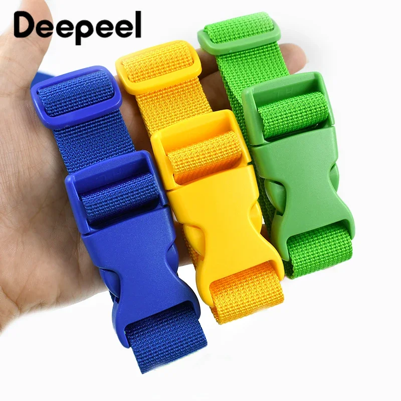 2/5Set 20/25mm pita anyaman nilon gesper lepas plastik untuk tas tali ransel tri-glide gesper Slider Aksesori kait pengatur
