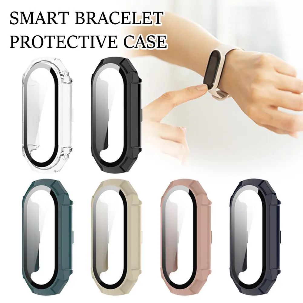 Full Cover Case for xiaomi Mi Band9 Screen Protec Mi Band 9 NFC Screen Protector Protective Case Watch CaseFor Mi Band9 J9N8