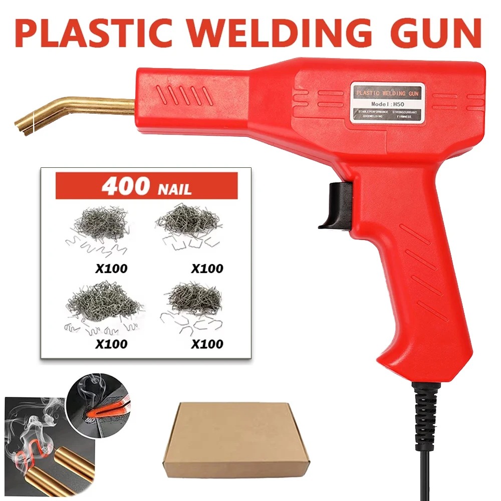 

Hot Stapler Plastic Welding Machine Bumper Repair Kit Soldering Iron For Plastic Repair Car Bumper Repair Welding Gun
