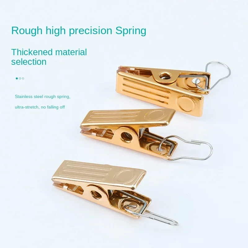 Little Clip Aluminum Alloy Household Drying Windproof Fixed Multi-Functional Stainless Steel High Elasticity Seamless Rust-Free