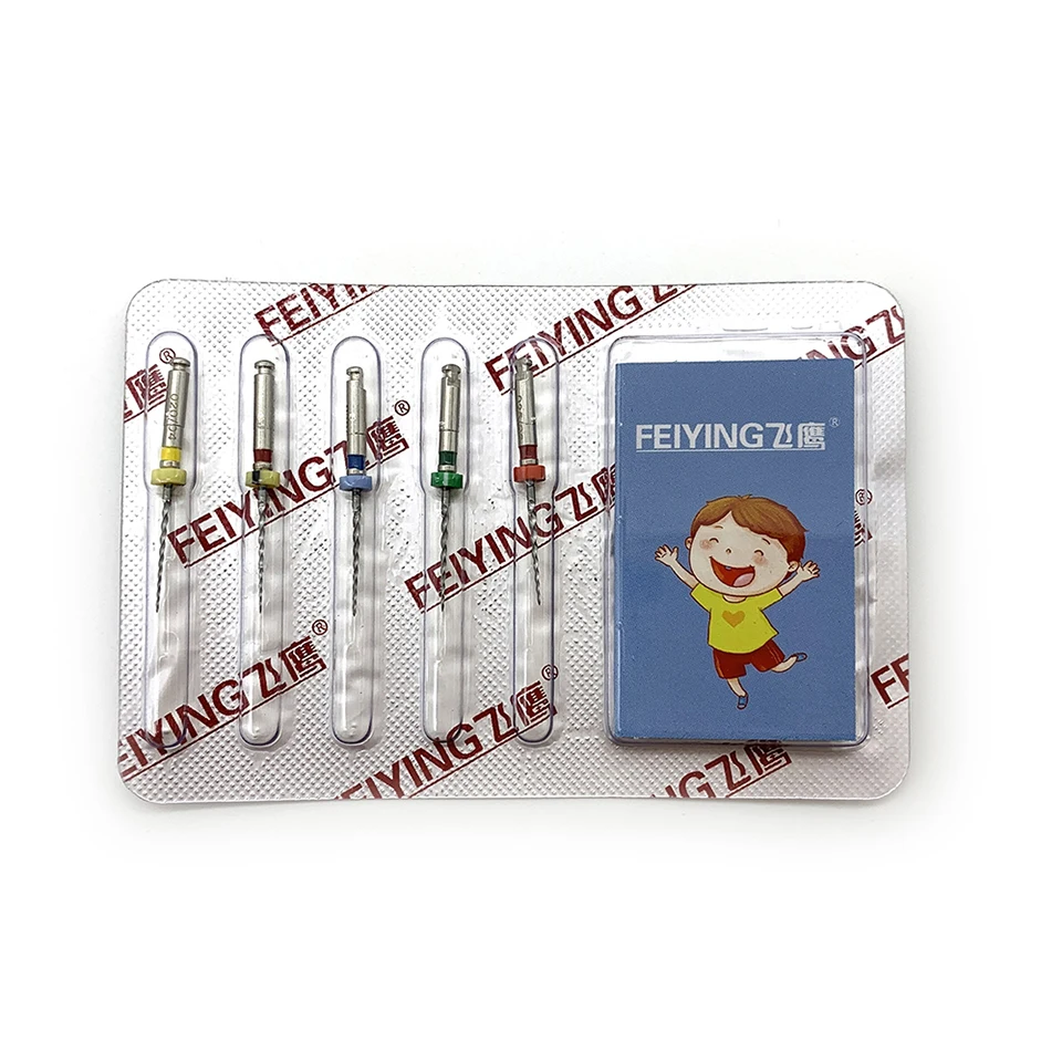 NiTi Engine Use Root Canal File Dental Pediatric Rotary Files for Children Endodontic Treatment Primary Teeth Dentist Supplies