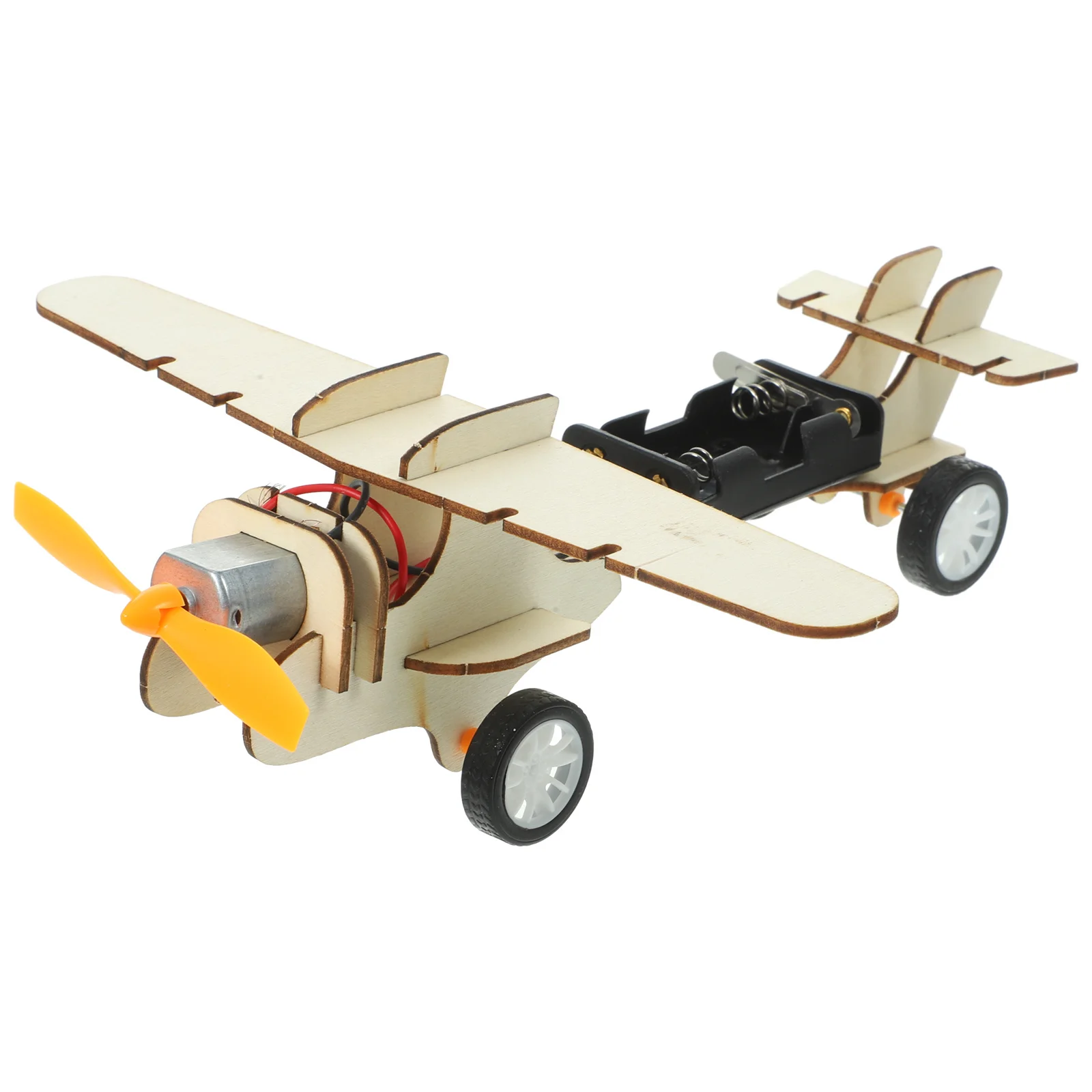 

Taxi DIY Kids Airplane Model Toy Science Experiment Assembly Kits Experiments for Wood