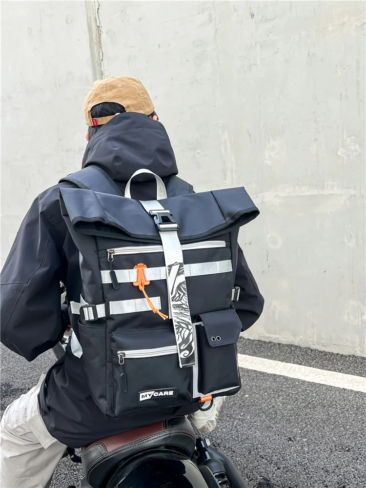 

Modern ex Large Capaci Waterproof Motorcycle Riding Bapa Travel Bag Student Bookbag Multi-Functional Sport Bag