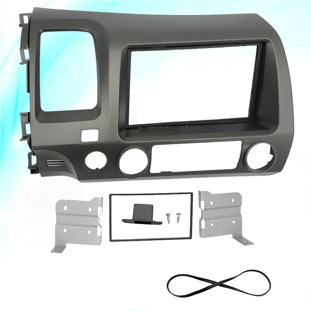 

DVD GPS Surface Frame Double DIN Car Stereo for Dash Install Mounting Player Accessories