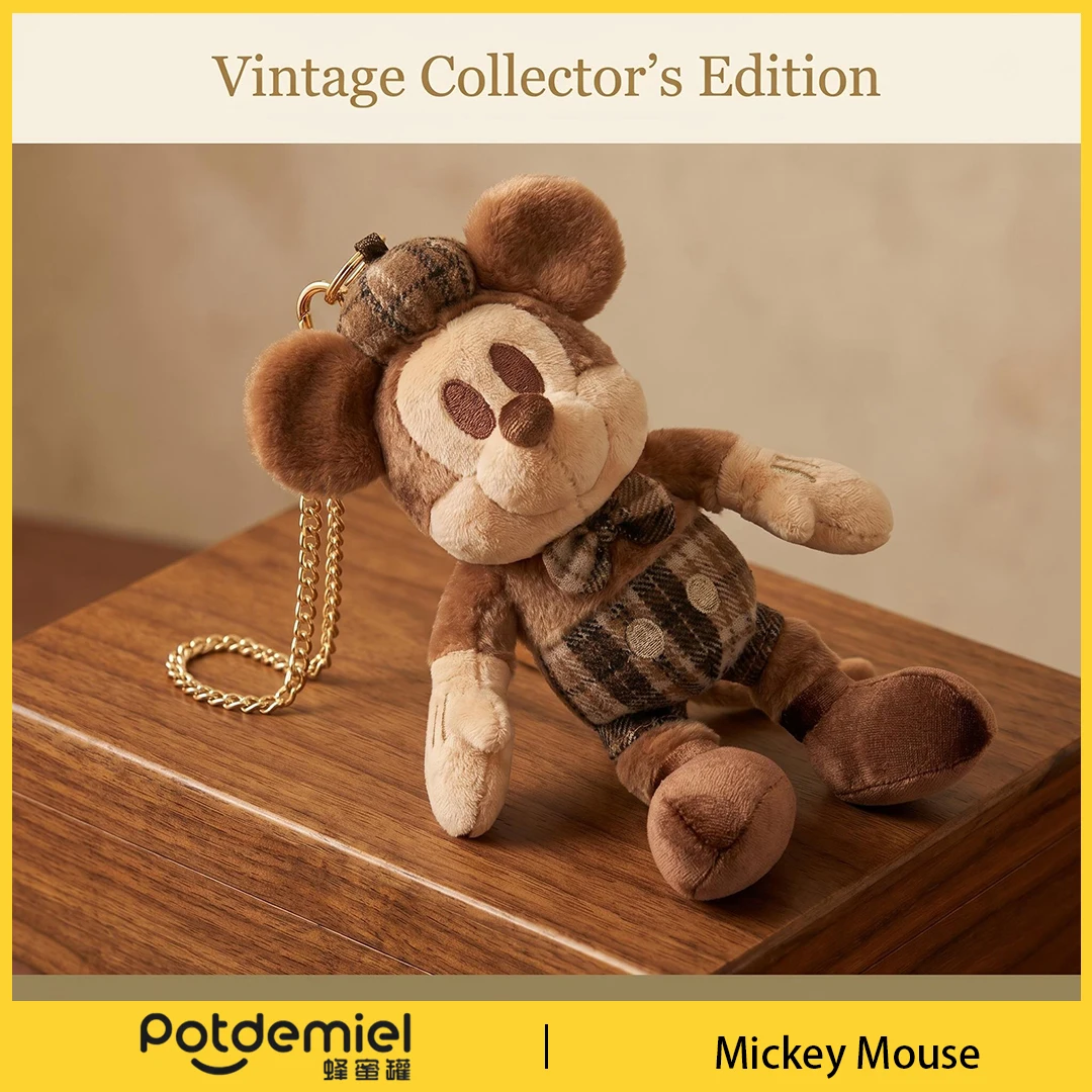 Potdemiel Disney Mickey Mouse Stuffed Bag Charm Key Ring Phone Charm Purse Hanger Daily Carry Kid Holiday Souvenir Gift Figure view 4